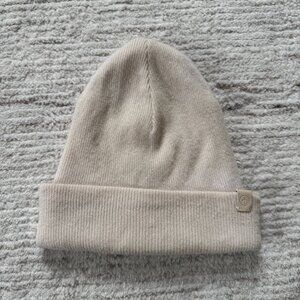 Rag & Bone Addie Cashmere Beanie, White